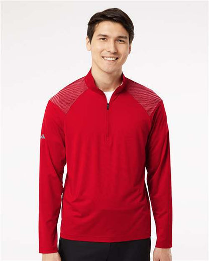 Men's Ultimate365 Lightweight Shoulder Stripe Quarter-Zip Pullover - A520