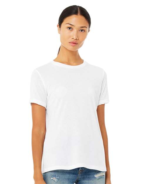 women’s relaxed fit heather cvc tee - 6400cvc