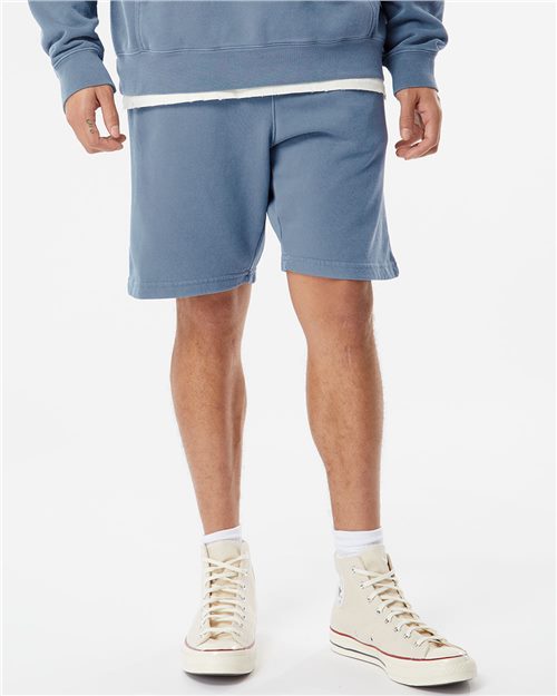 unisex pigment-dyed fleece shorts - prm50stpd