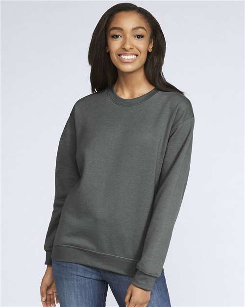 unisex softstyle® midweight crewneck sweatshirt - sf000