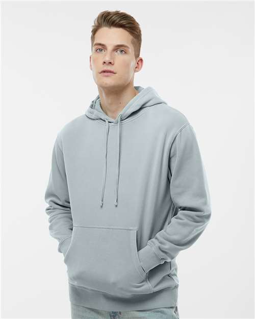 unisex midweight pigment-dyed hooded sweatshirt - prm4500