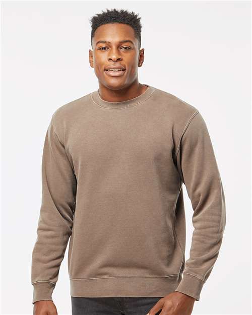 unisex midweight pigment-dyed crewneck sweatshirt - prm3500