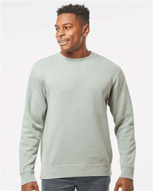 unisex midweight pigment-dyed crewneck sweatshirt - prm3500