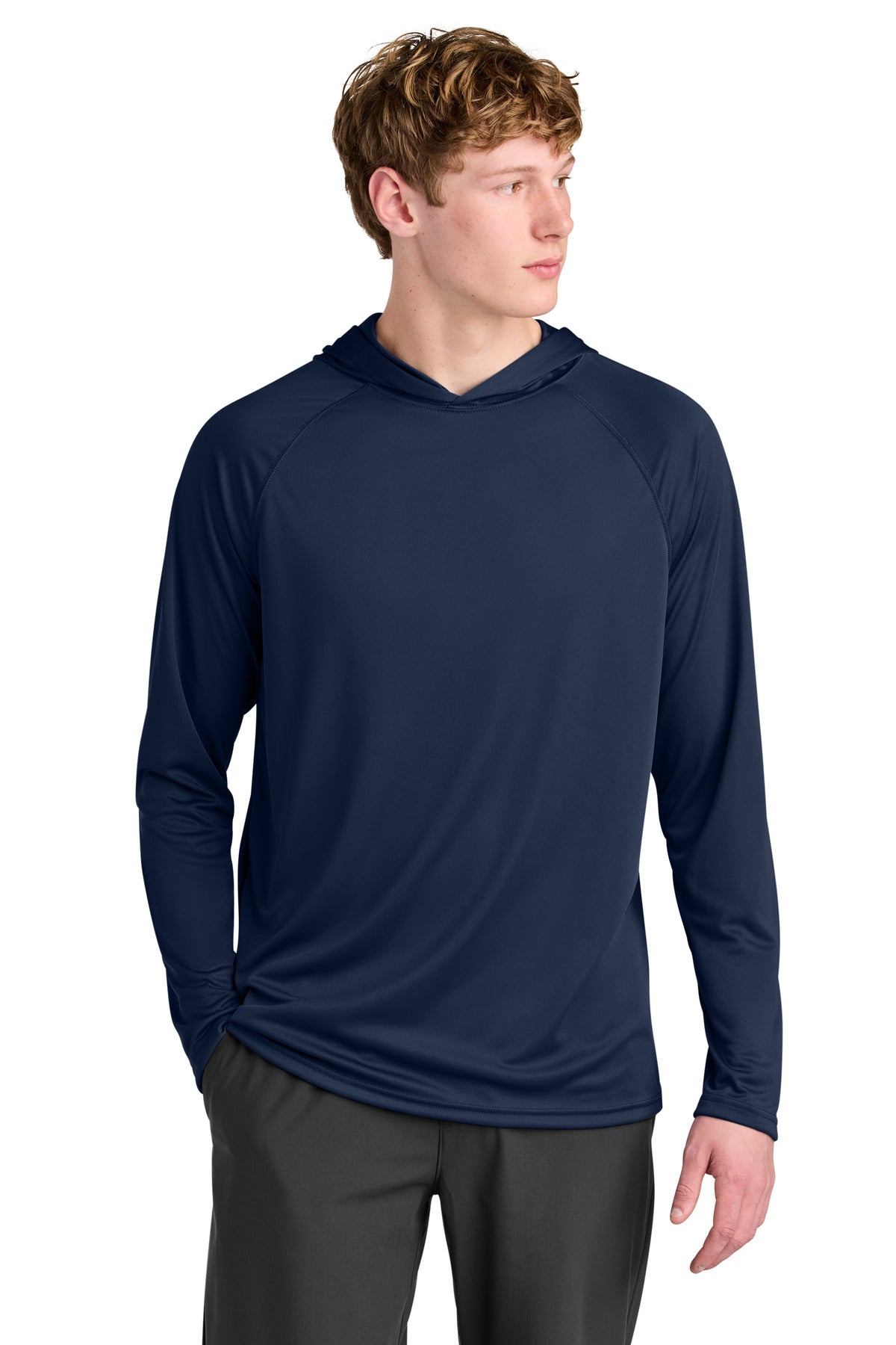 a4 cooling performance long sleeve hooded tee a4n3409