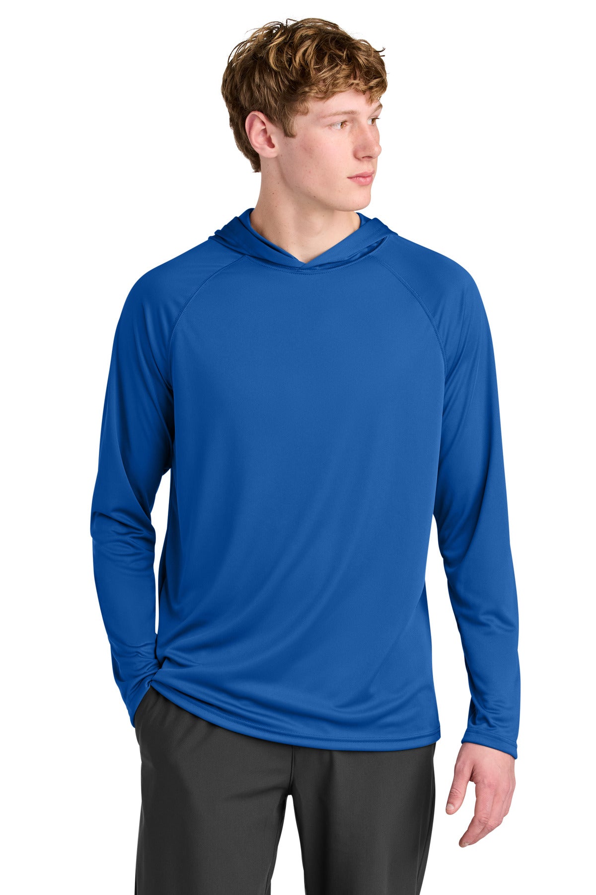 a4 cooling performance long sleeve hooded tee a4n3409