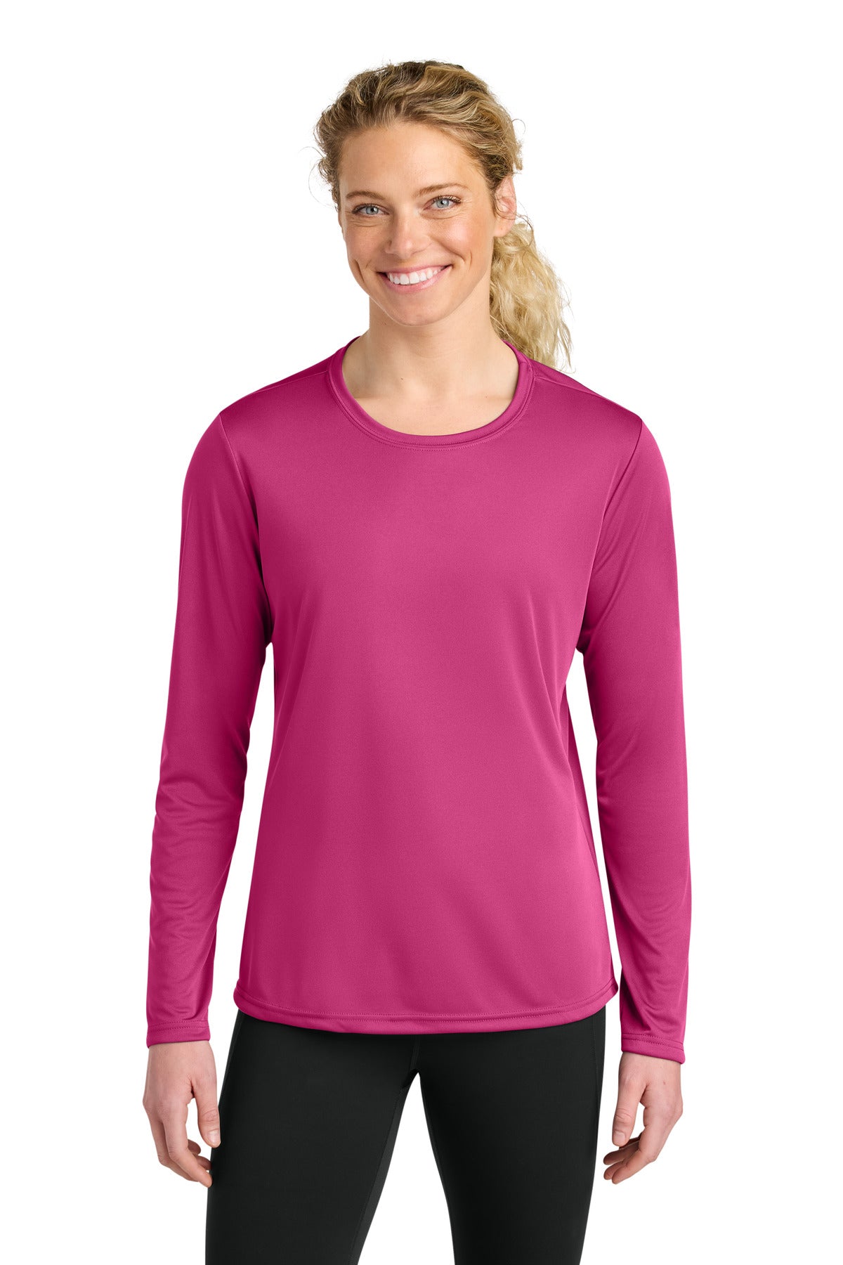 a4 women's cooling performance long sleeve tee a4nw3002