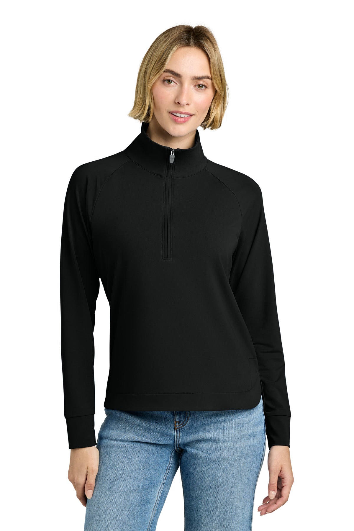 brooks brothers ®  women's luxe performance 1/4-zip bb18215