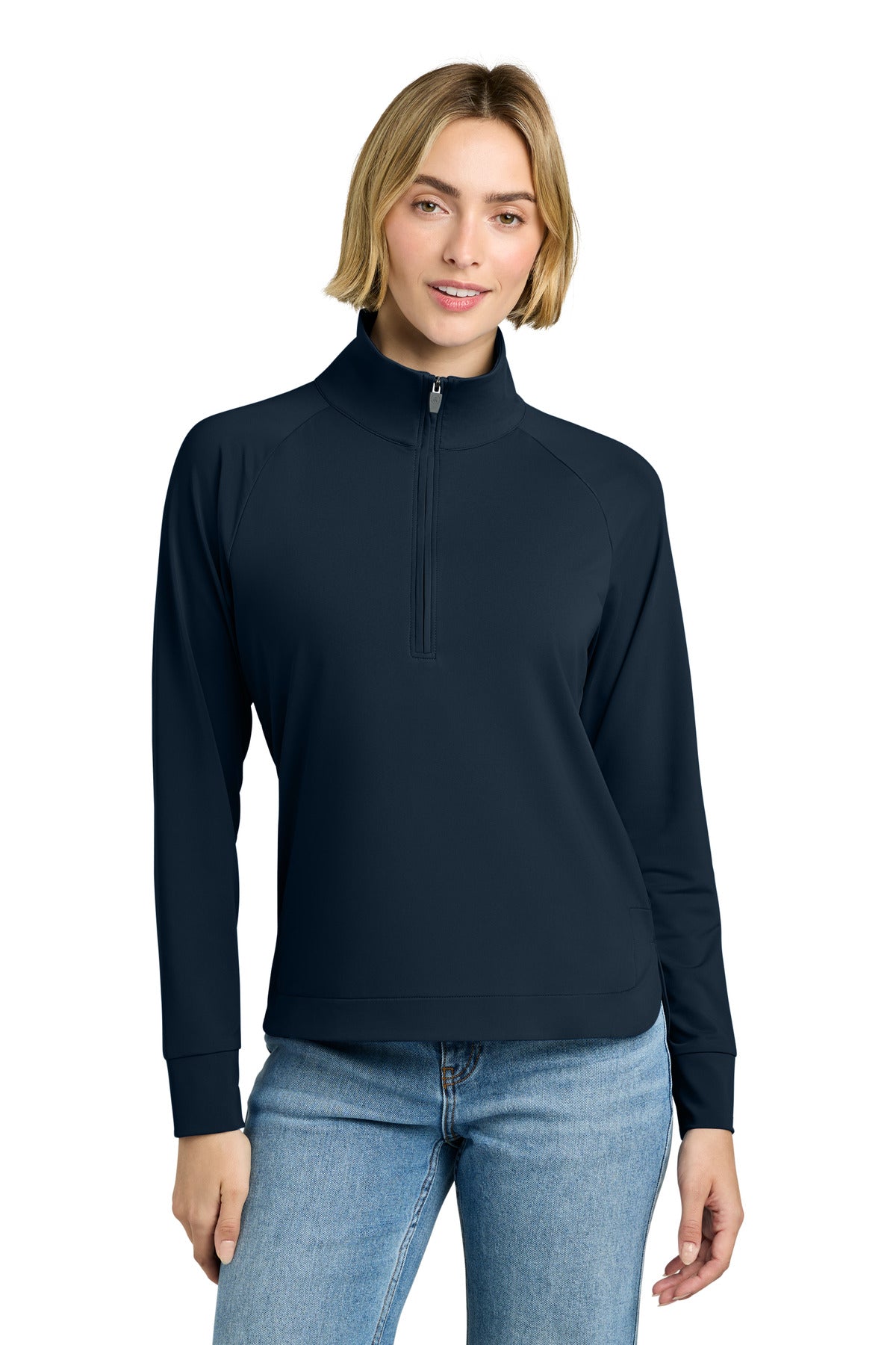 brooks brothers ®  women's luxe performance 1/4-zip bb18215