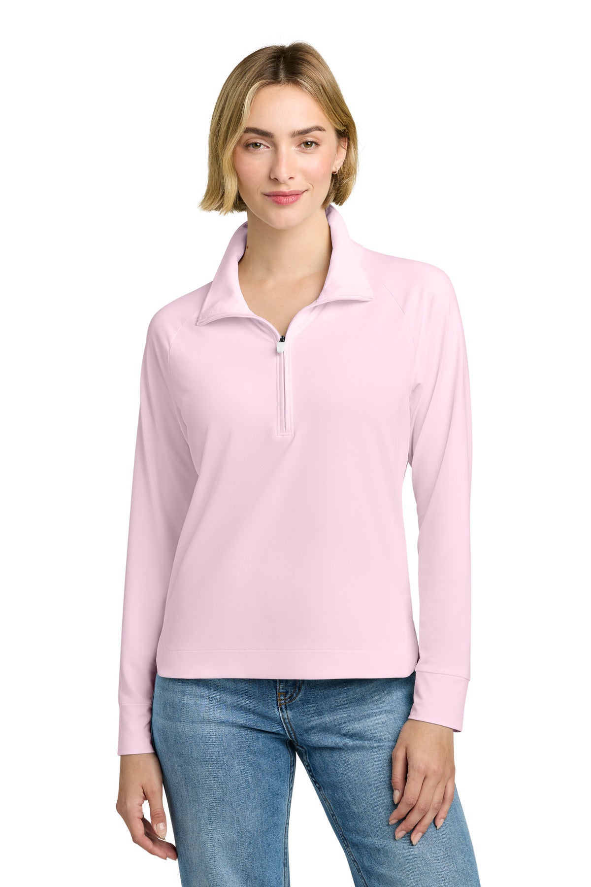 brooks brothers ®  women's luxe performance 1/4-zip bb18215