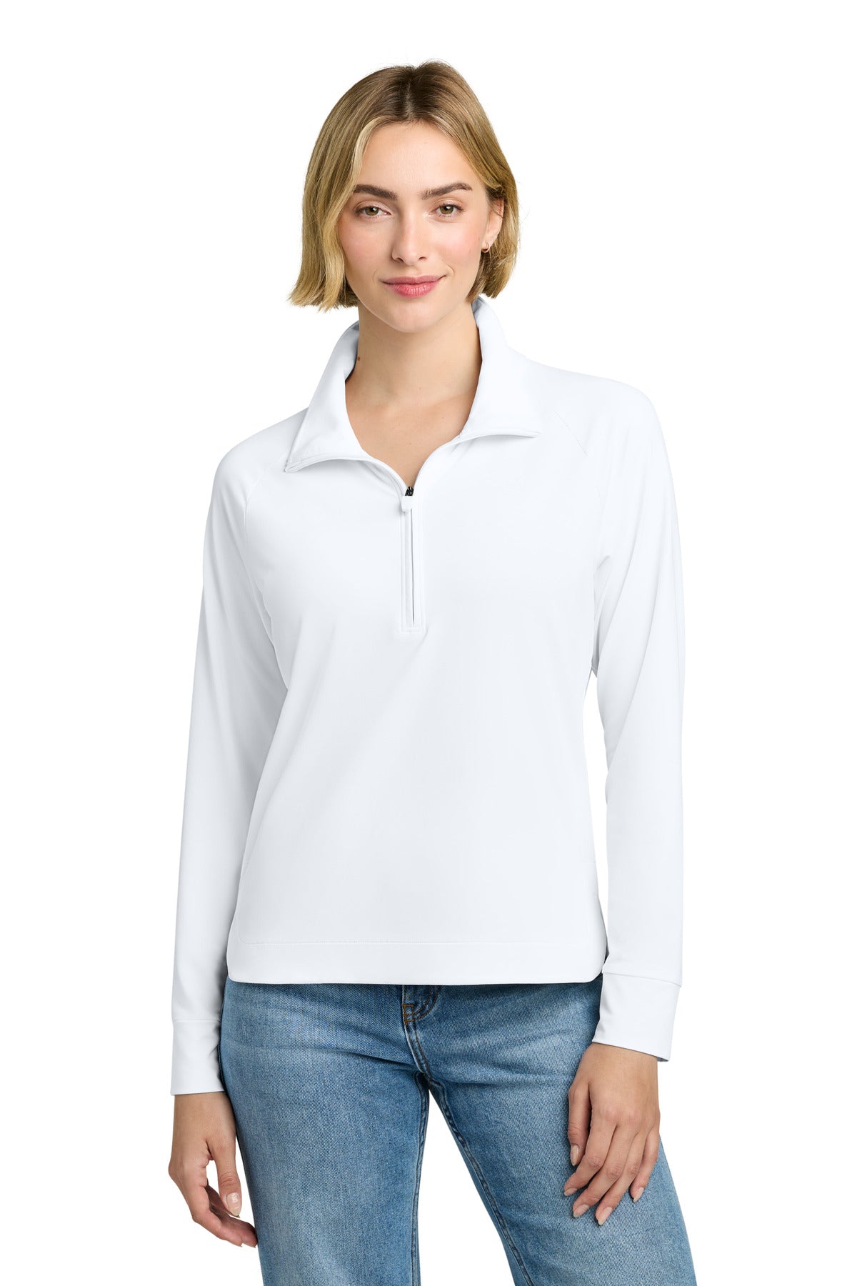 brooks brothers ®  women's luxe performance 1/4-zip bb18215