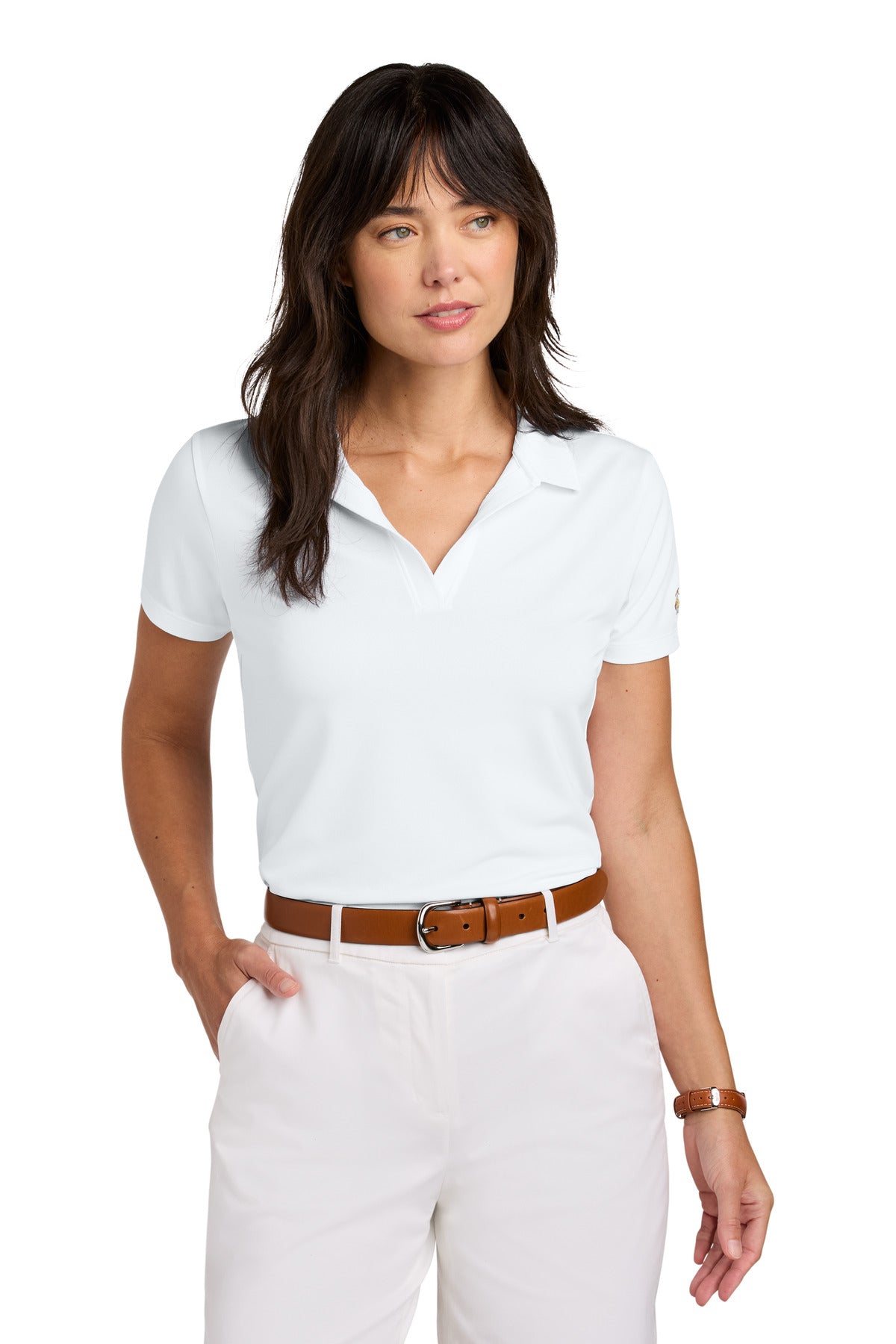 brooks brothers ®  women's mesh pique performance polo bb18221