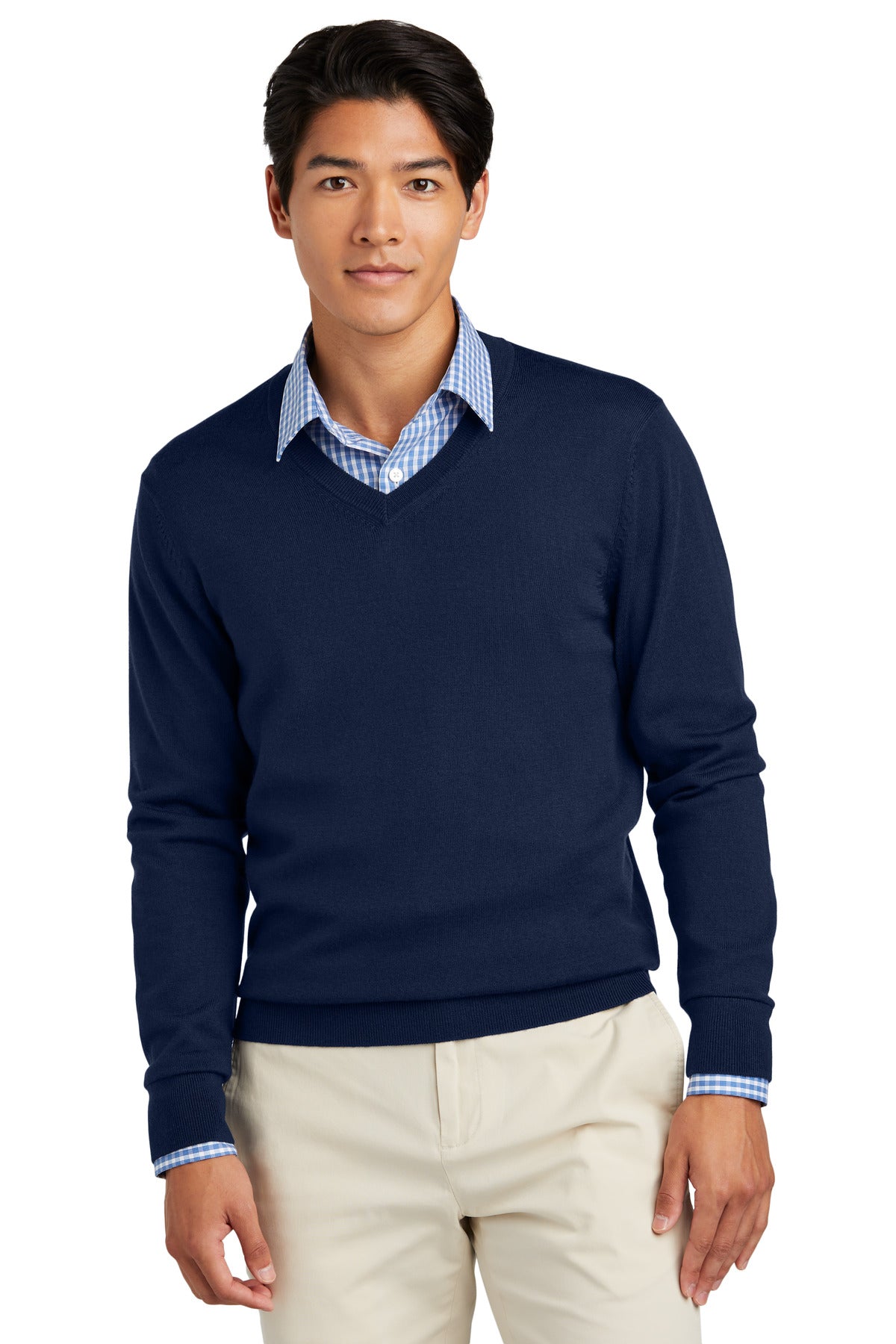 brooks brothers ®  washable merino v-neck sweater bb18410