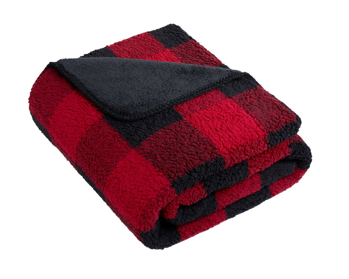 port authority ®  double-sided sherpa/plush blanket bp48