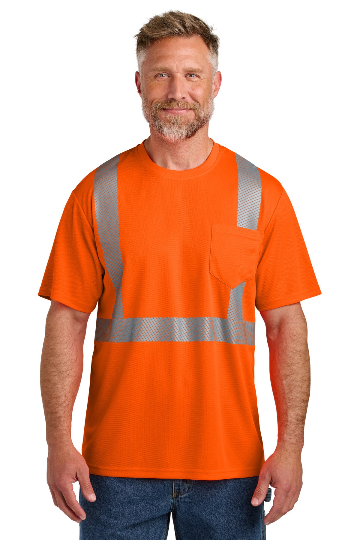 cornerstone ®  ansi 107 class 2 segmented tape tee cs204
