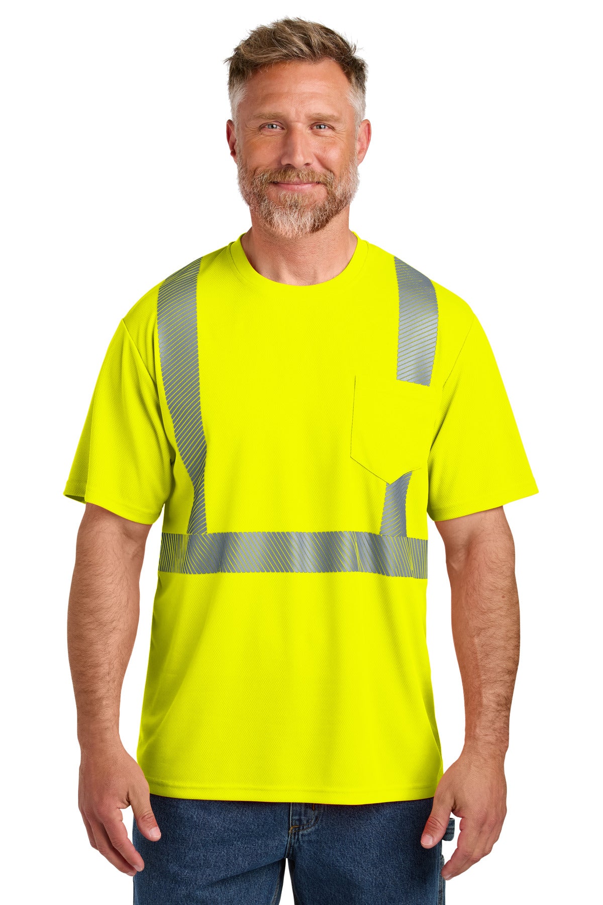 cornerstone ®  ansi 107 class 2 segmented tape tee cs204