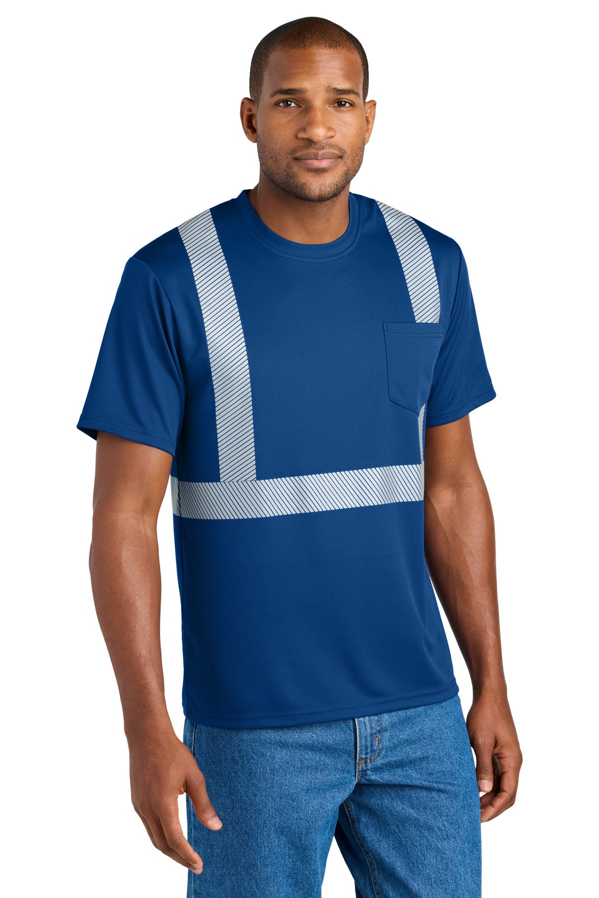 cornerstone ®  enhanced visibility segmented tape tee cs206