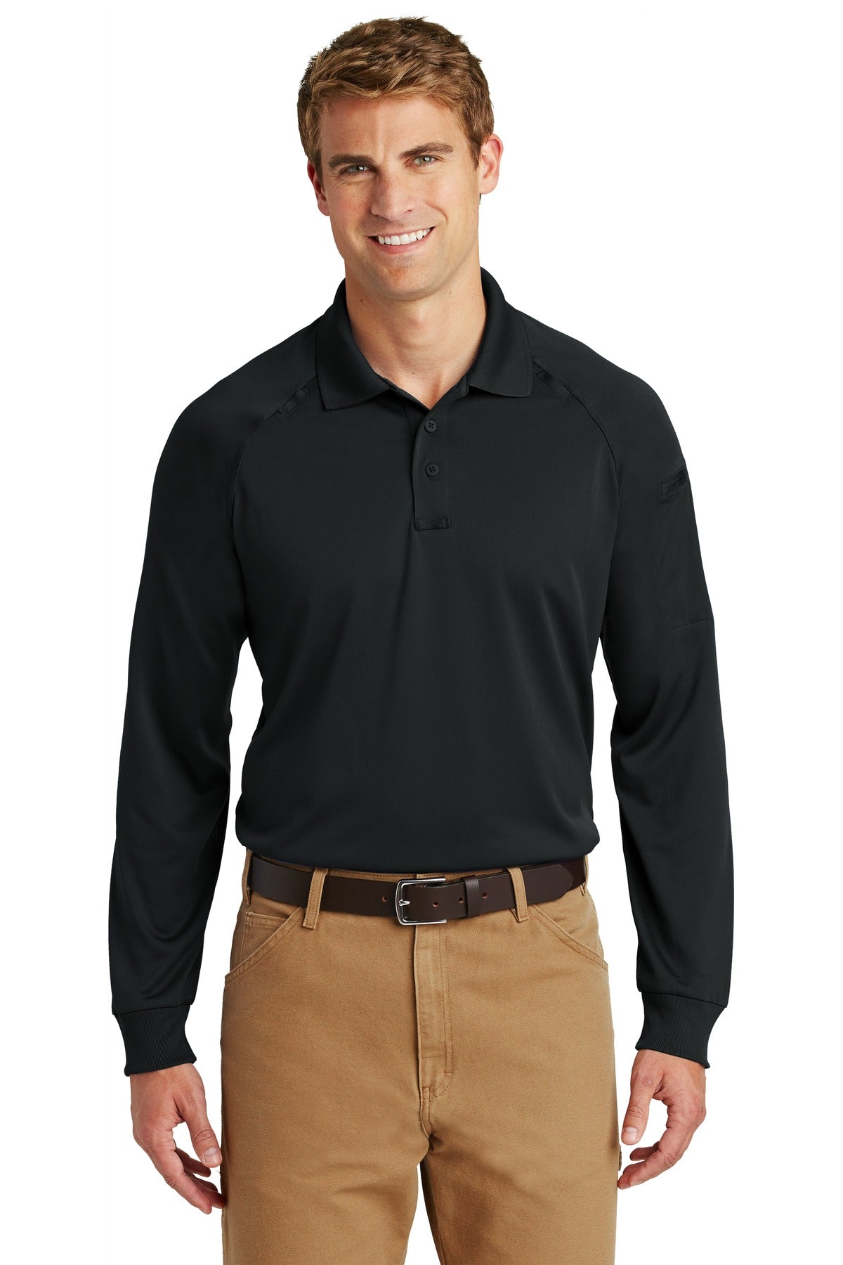 cornerstone ®  - select long sleeve snag-proof tactical polo. cs410ls