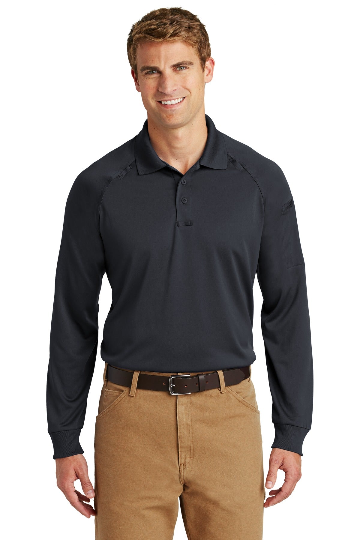 cornerstone ®  - select long sleeve snag-proof tactical polo. cs410ls