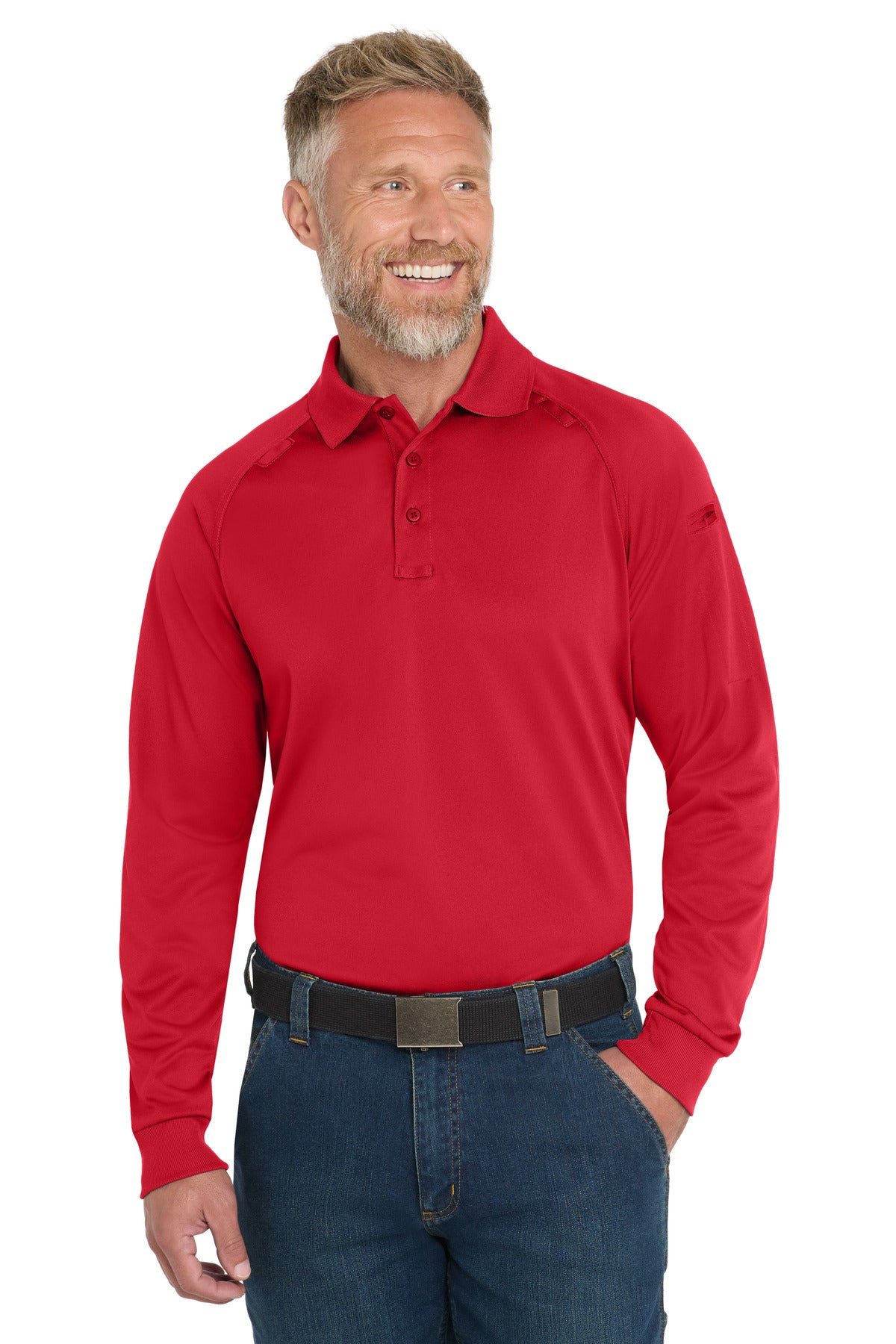 cornerstone ®  - select long sleeve snag-proof tactical polo. cs410ls