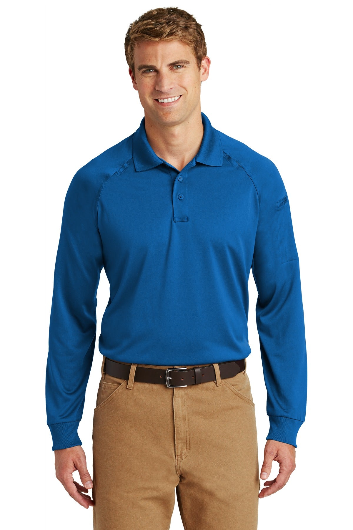 cornerstone ®  - select long sleeve snag-proof tactical polo. cs410ls