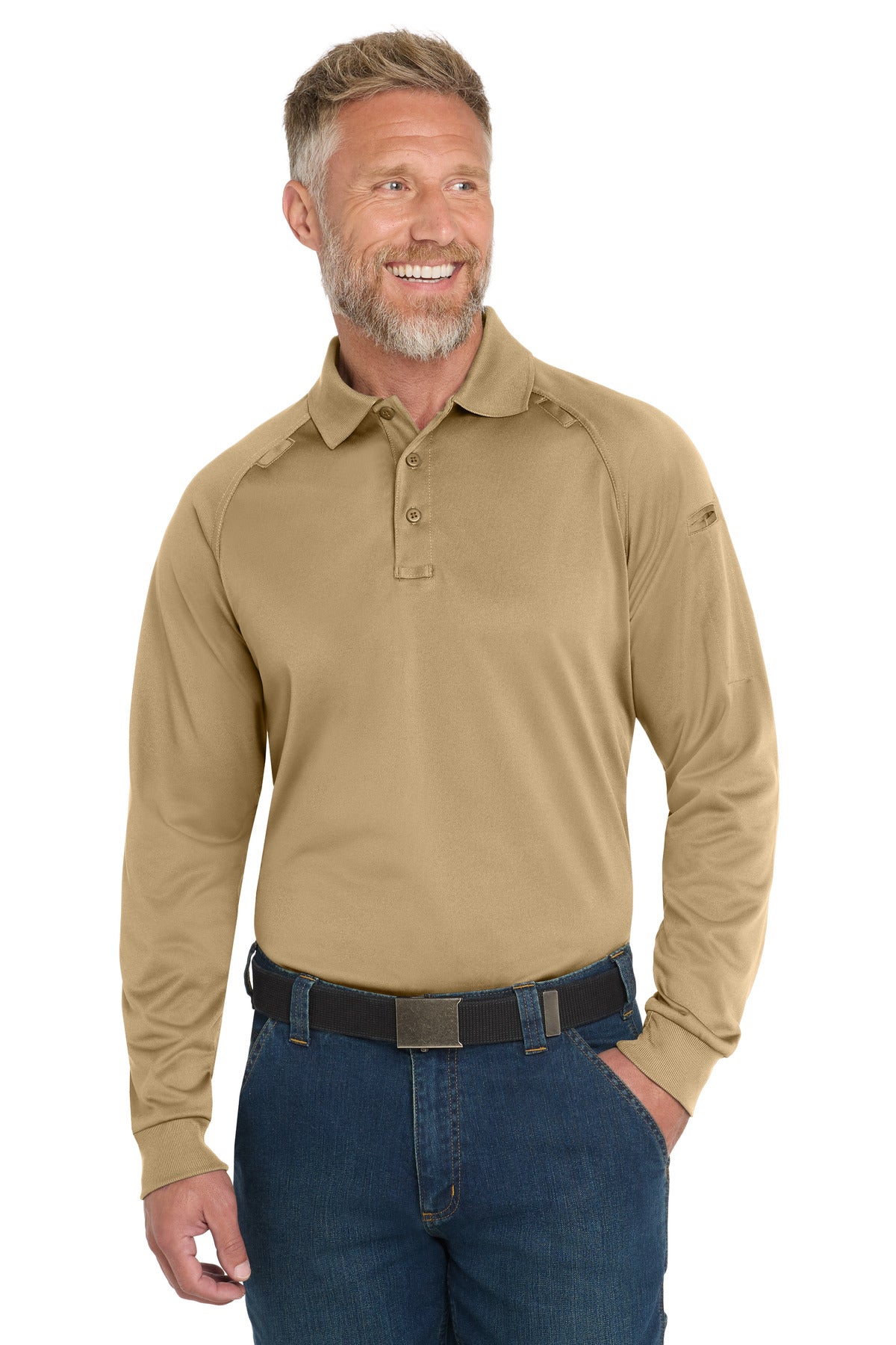 cornerstone ®  - select long sleeve snag-proof tactical polo. cs410ls