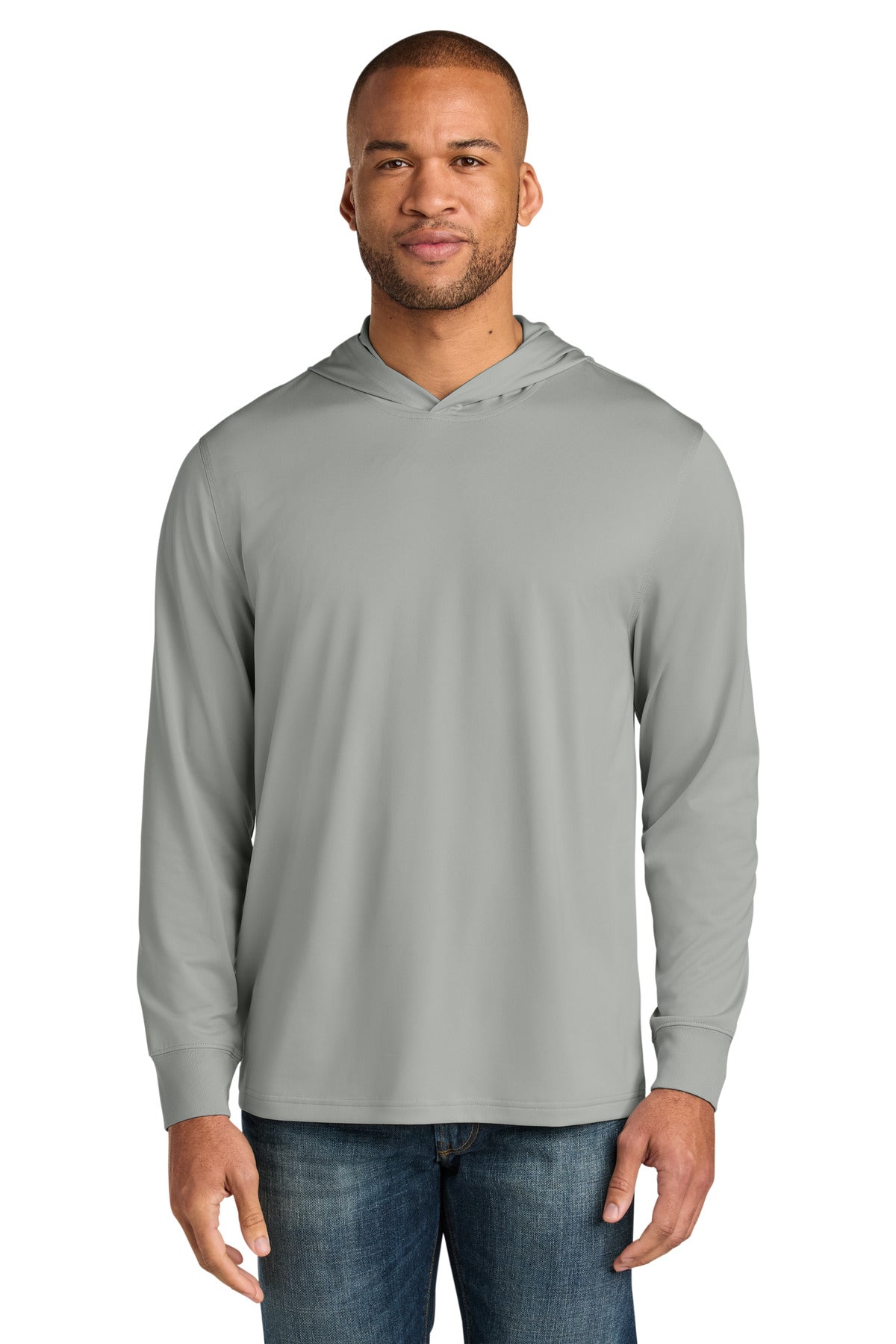 cornerstone ®  workwear pro long sleeve hooded tee cs440lsh
