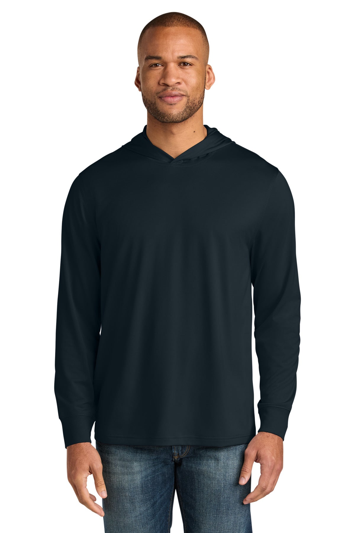 cornerstone ®  workwear pro long sleeve hooded tee cs440lsh