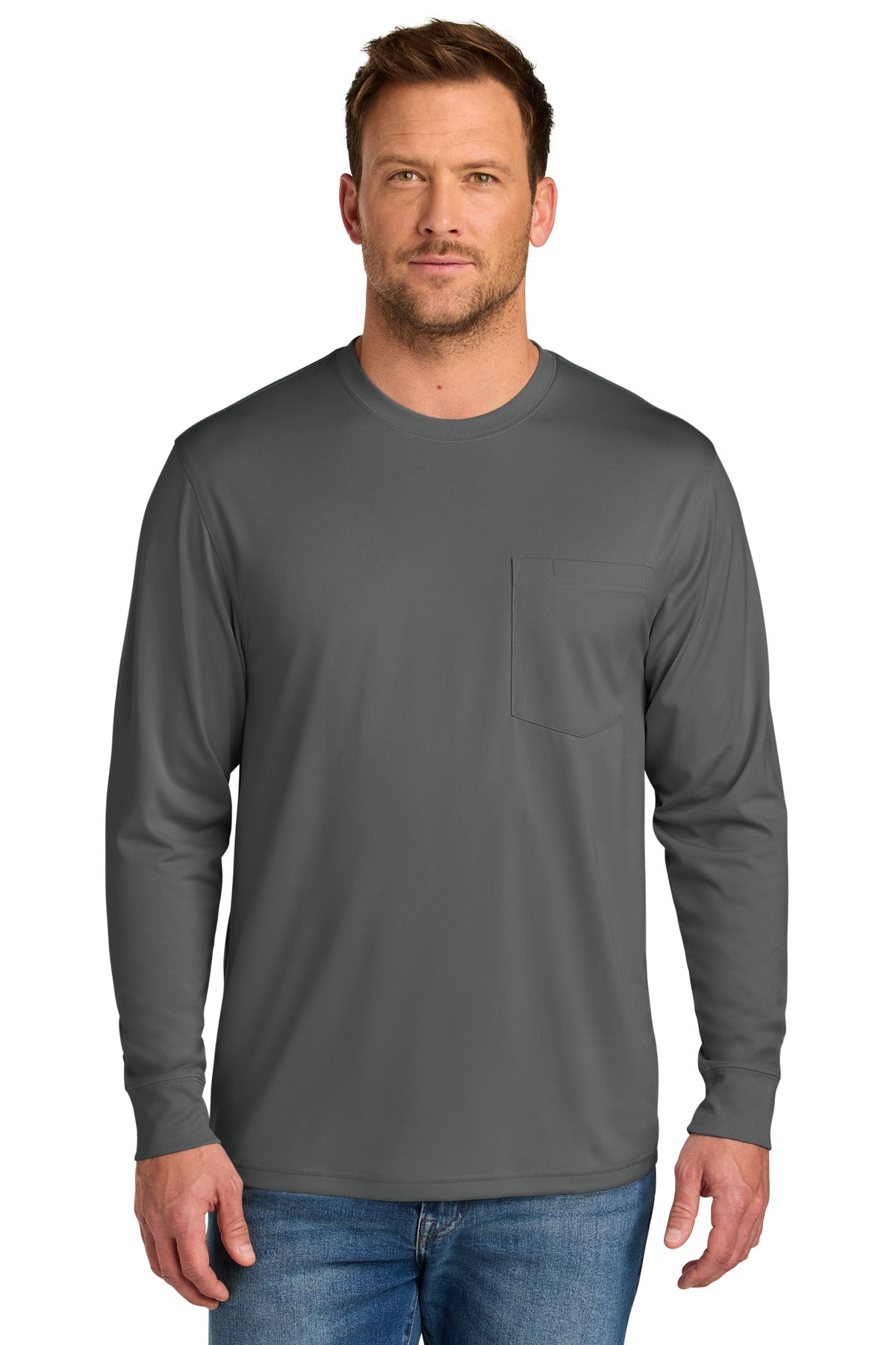 cornerstone ®  workwear pro long sleeve pocket tee cs440lsp
