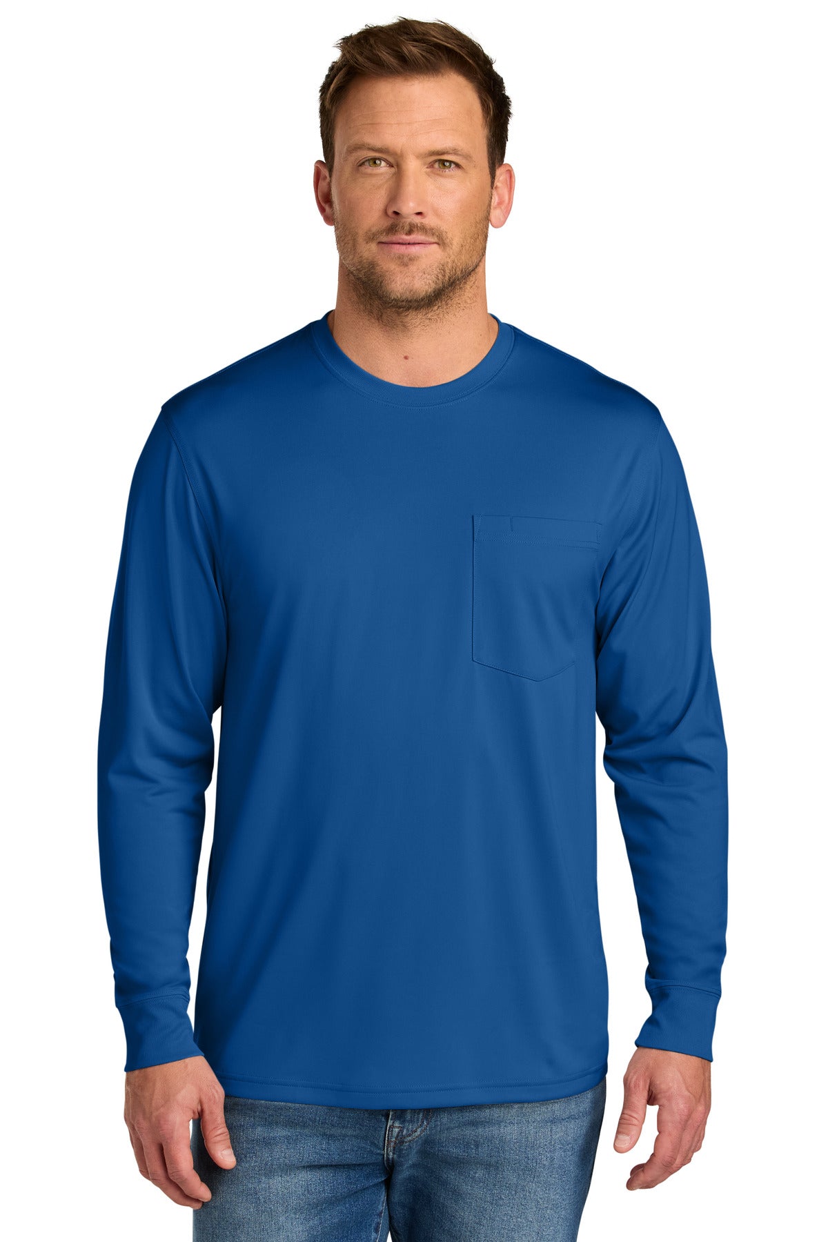 cornerstone ®  workwear pro long sleeve pocket tee cs440lsp