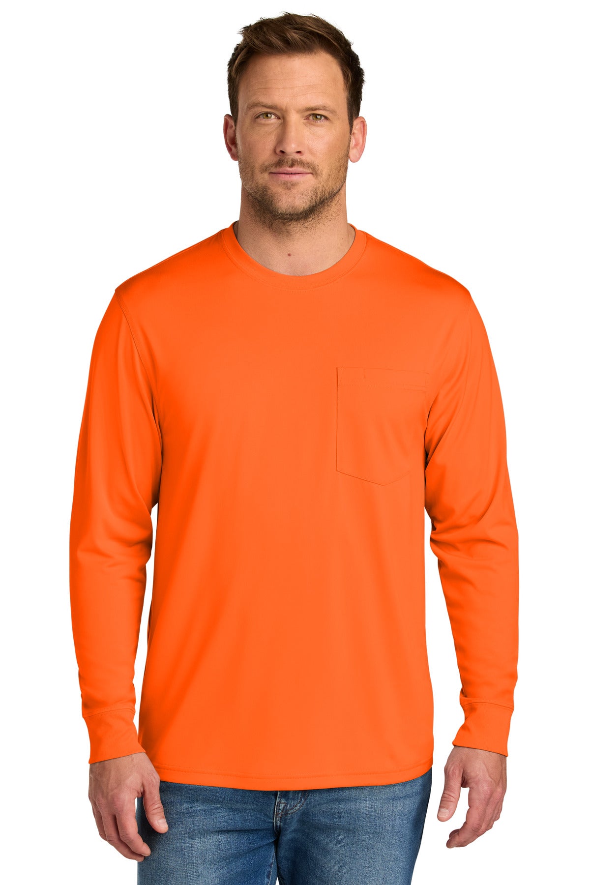 cornerstone ®  workwear pro long sleeve pocket tee cs440lsp