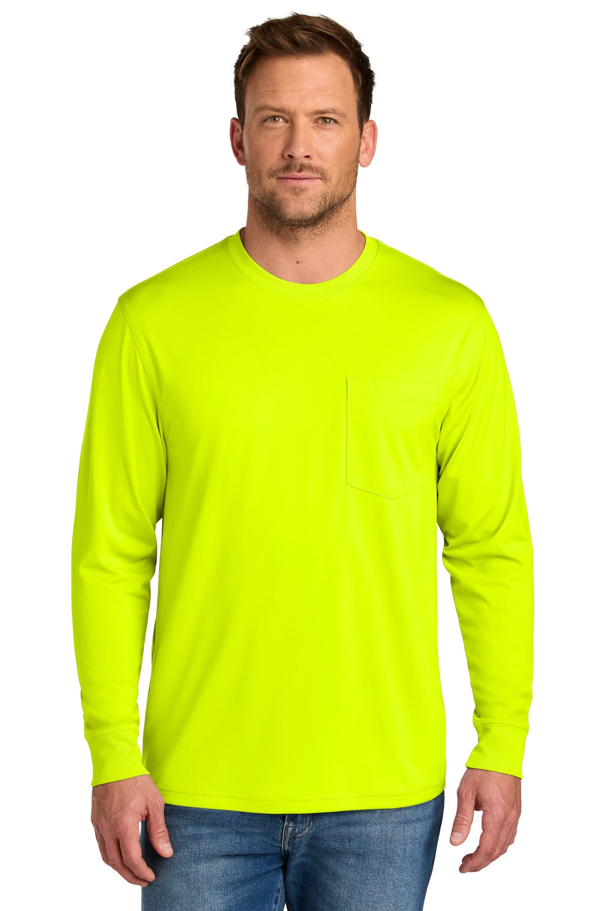 cornerstone ®  workwear pro long sleeve pocket tee cs440lsp