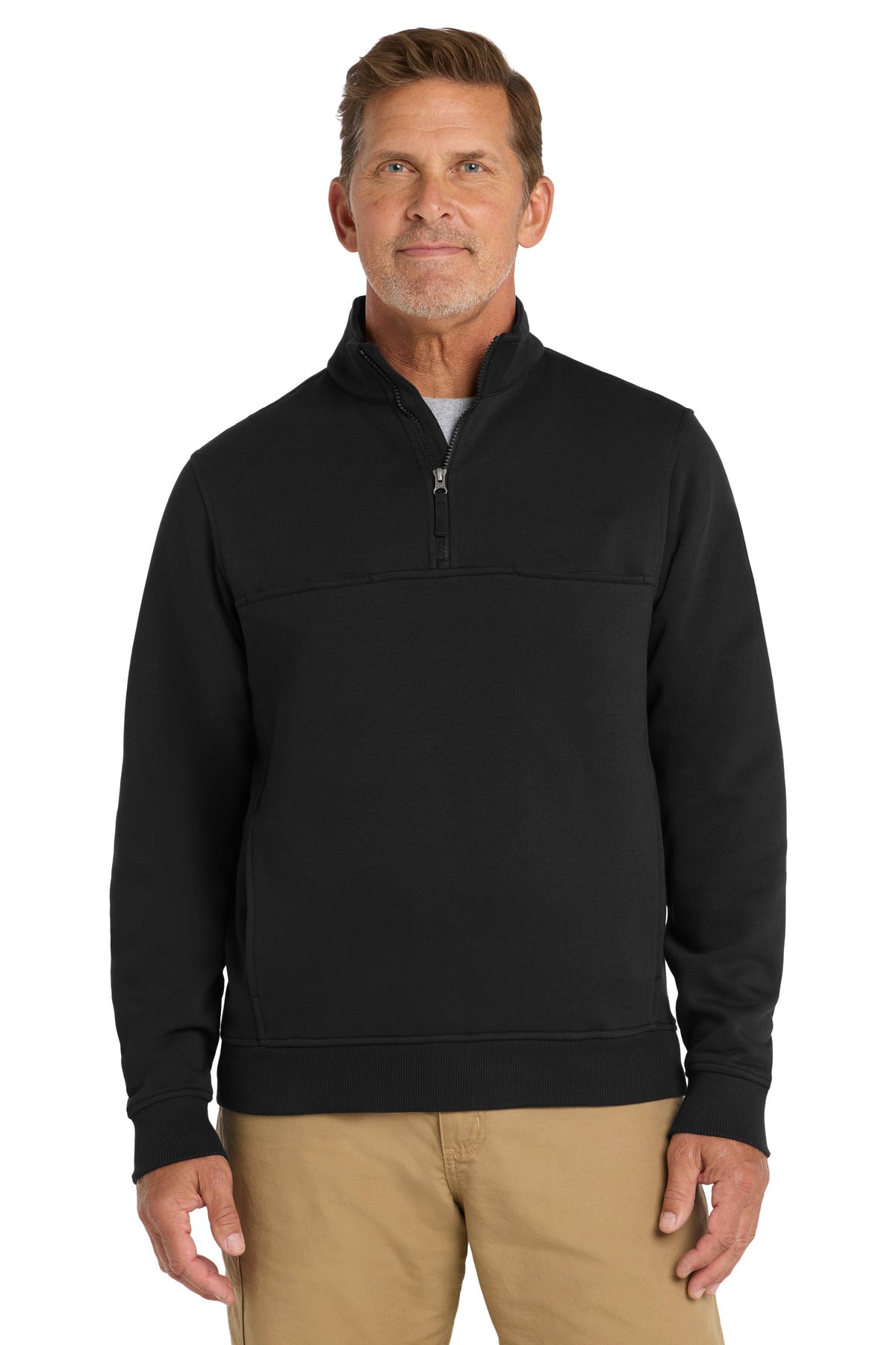 cornerstone ®  1/2-zip job shirt. cs626