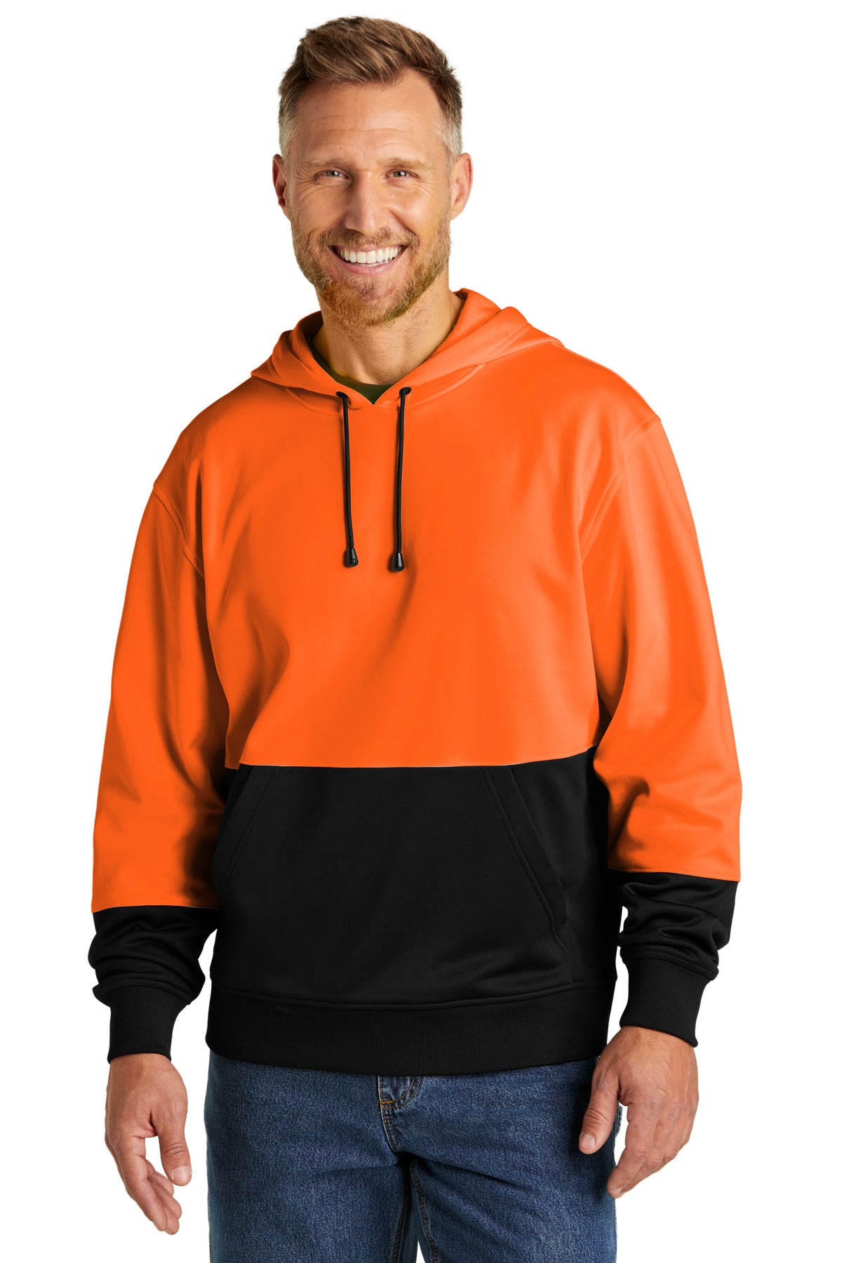 cornerstone ®  enhanced visibility fleece pullover hoodie csf01