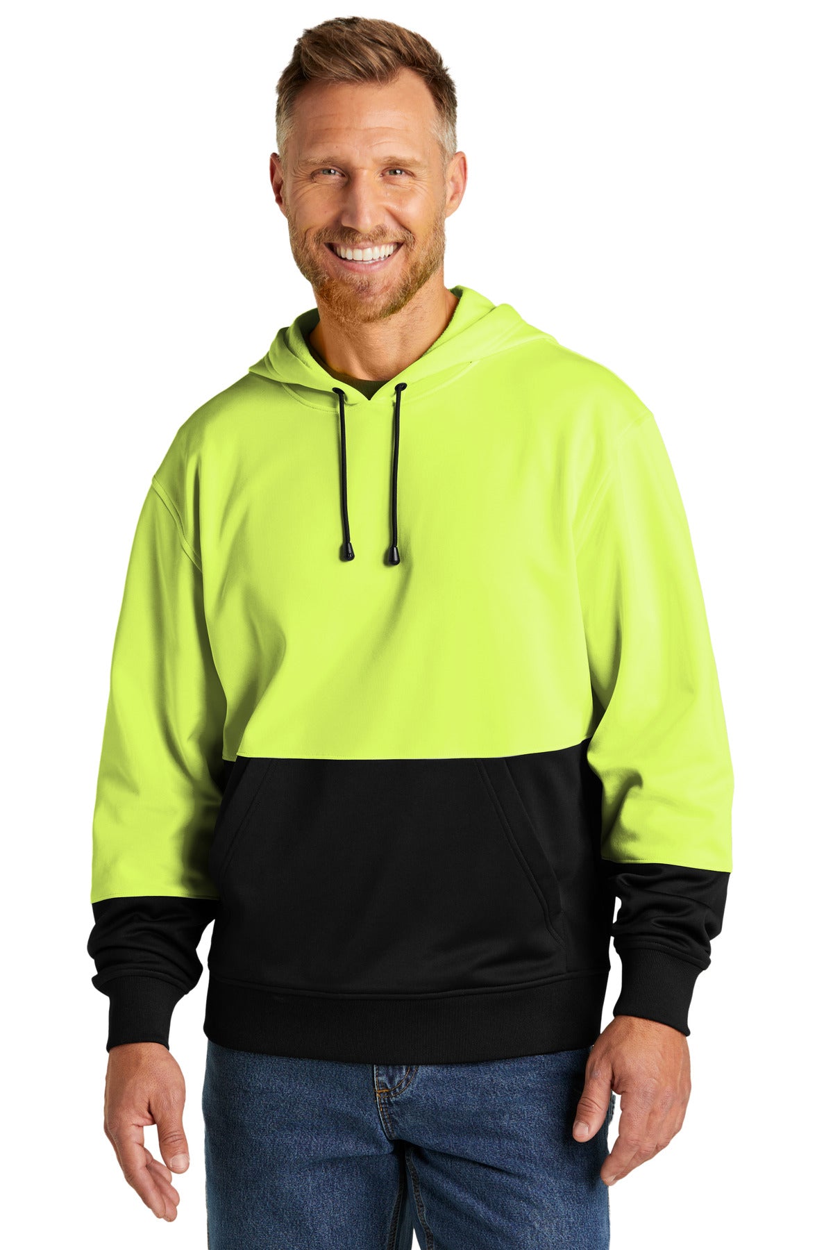 cornerstone ®  enhanced visibility fleece pullover hoodie csf01