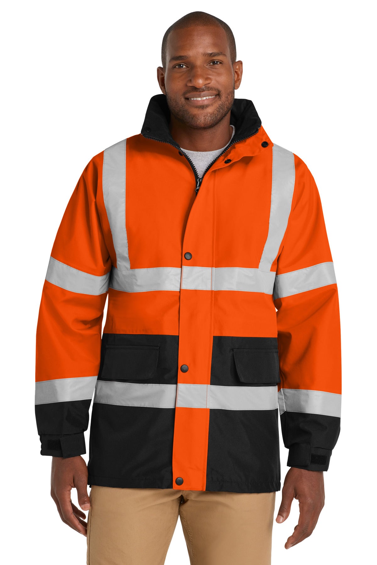 cornerstone ®  - ansi 107 class 3 waterproof parka. csj24