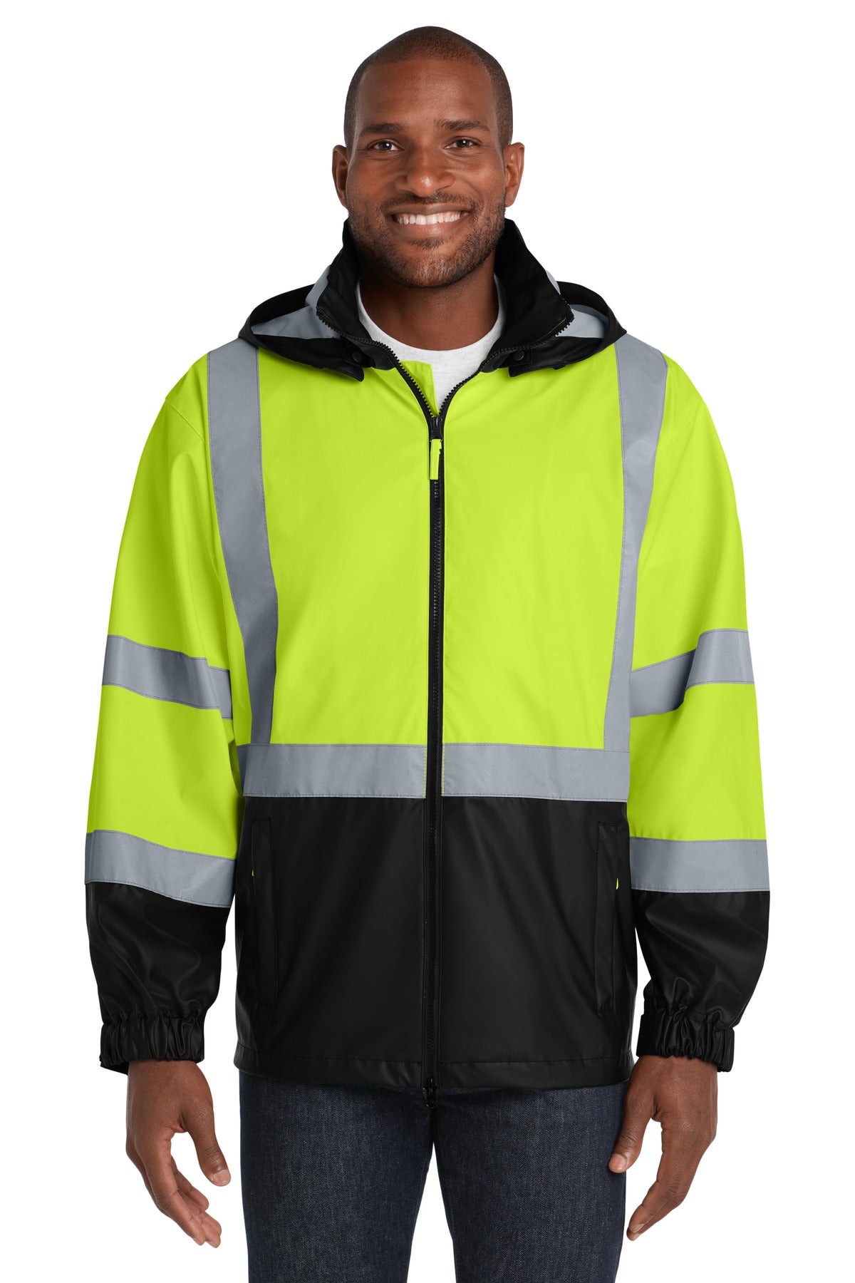 cornerstone ®  - ansi 107 class 3 safety windbreaker. csj25