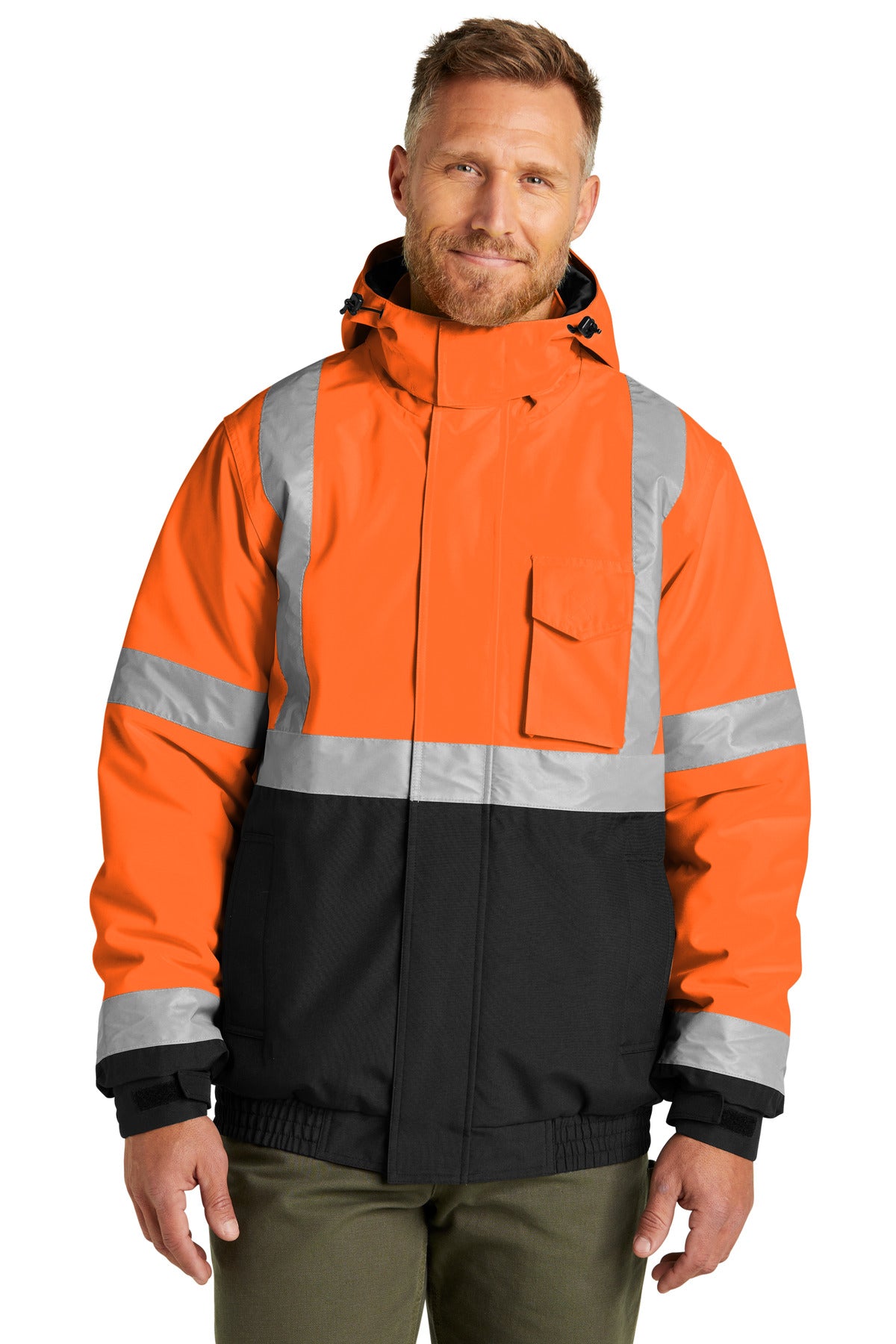 cornerstone ®  ansi 107 class 3 economy waterproof insulated bomber jacket csj500