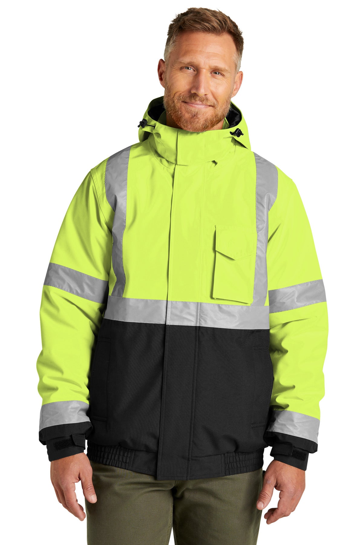 cornerstone ®  ansi 107 class 3 economy waterproof insulated bomber jacket csj500