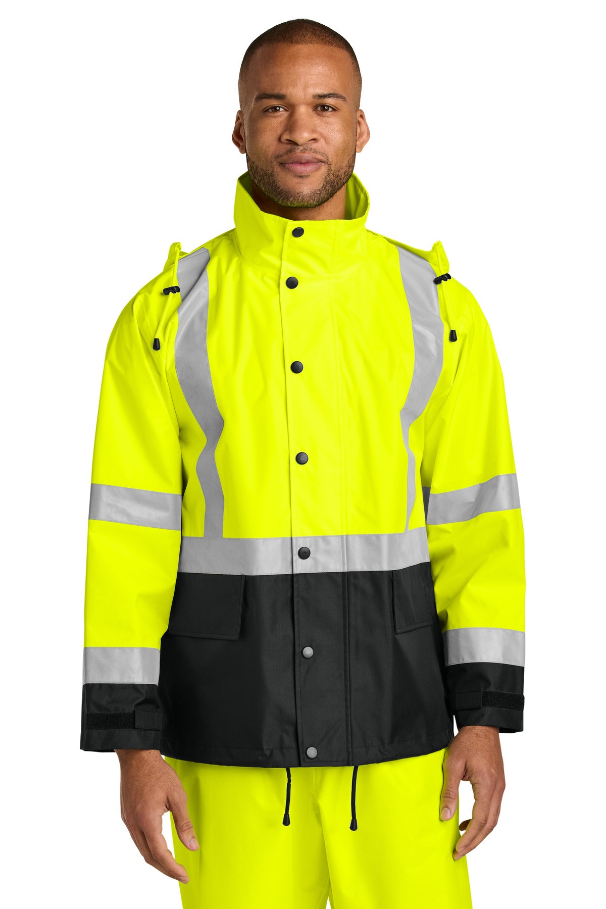 cornerstone ®  ansi 107 class 3 rain jacket csj504