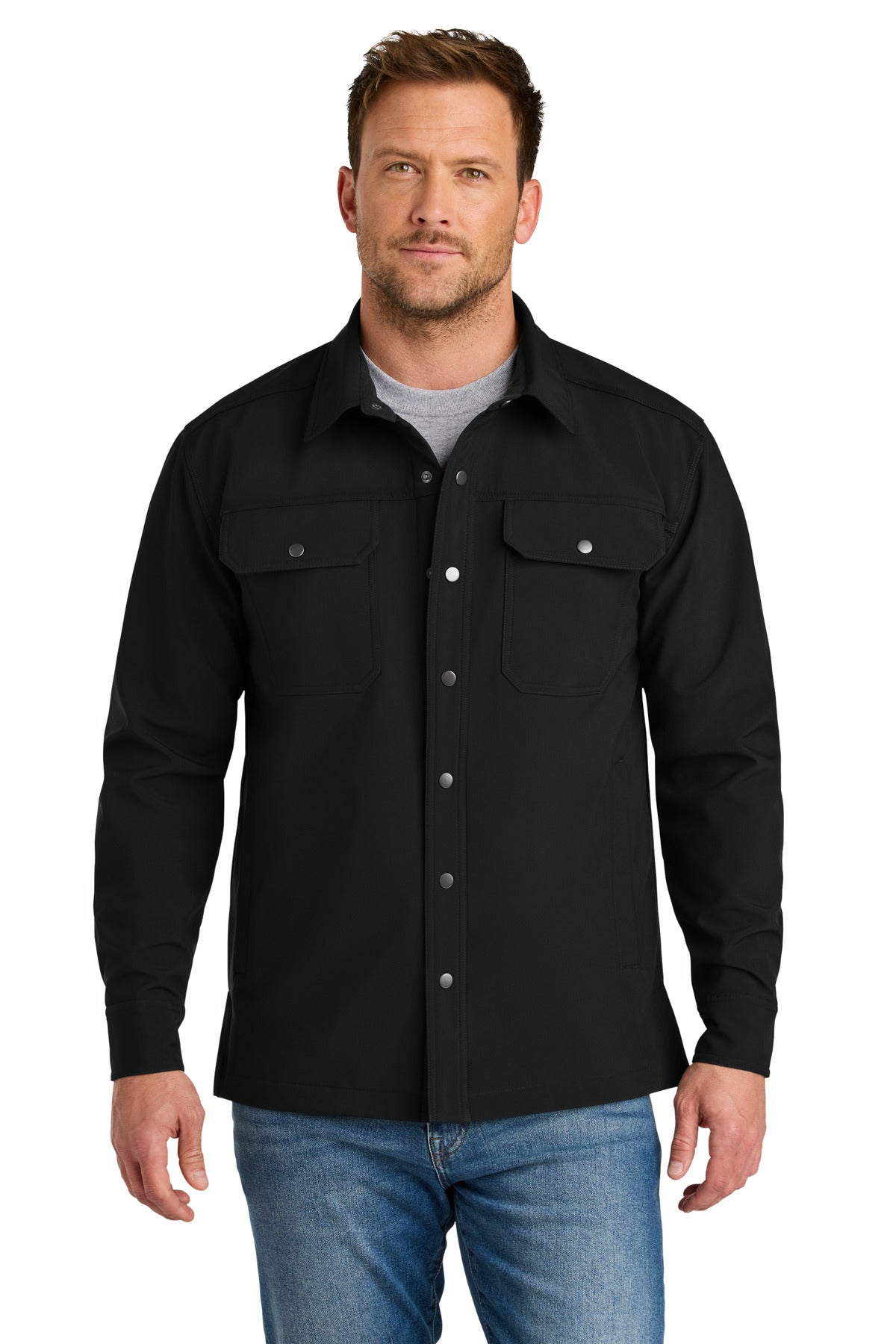 cornerstone ®  soft shell shirt jacket csj73