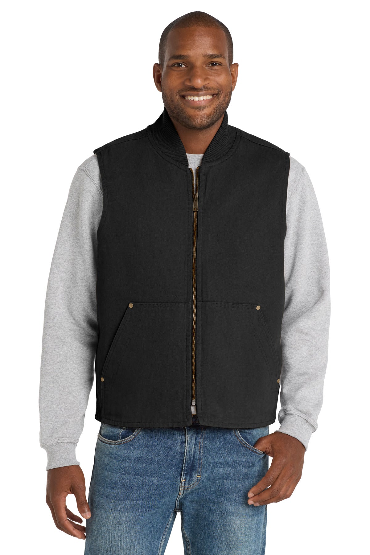 cornerstone ®  washed duck cloth vest. csv40