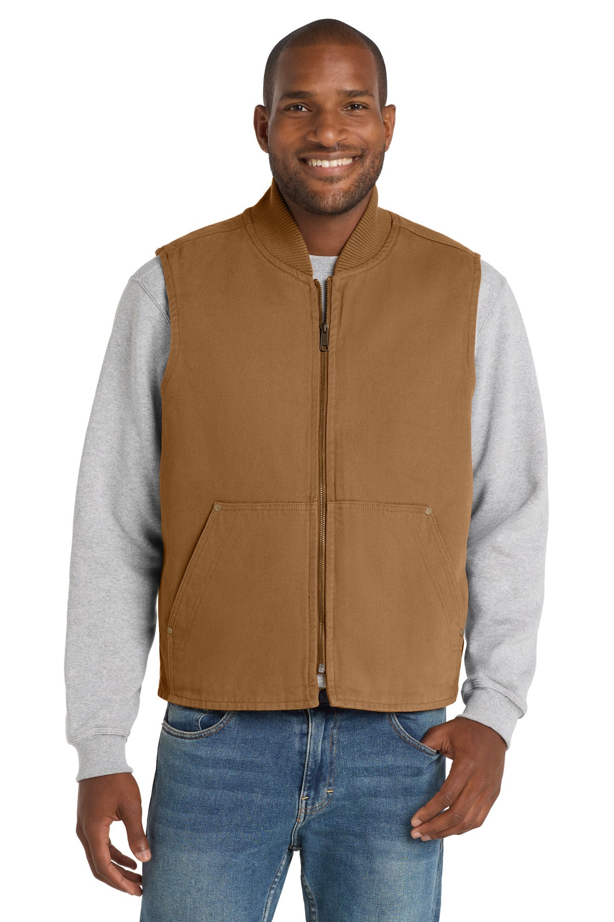 cornerstone ®  washed duck cloth vest. csv40