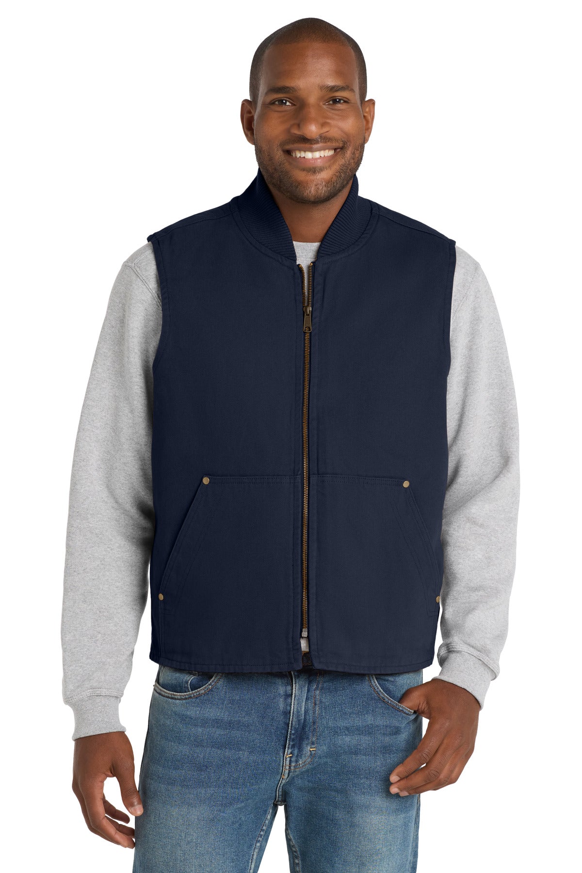 cornerstone ®  washed duck cloth vest. csv40