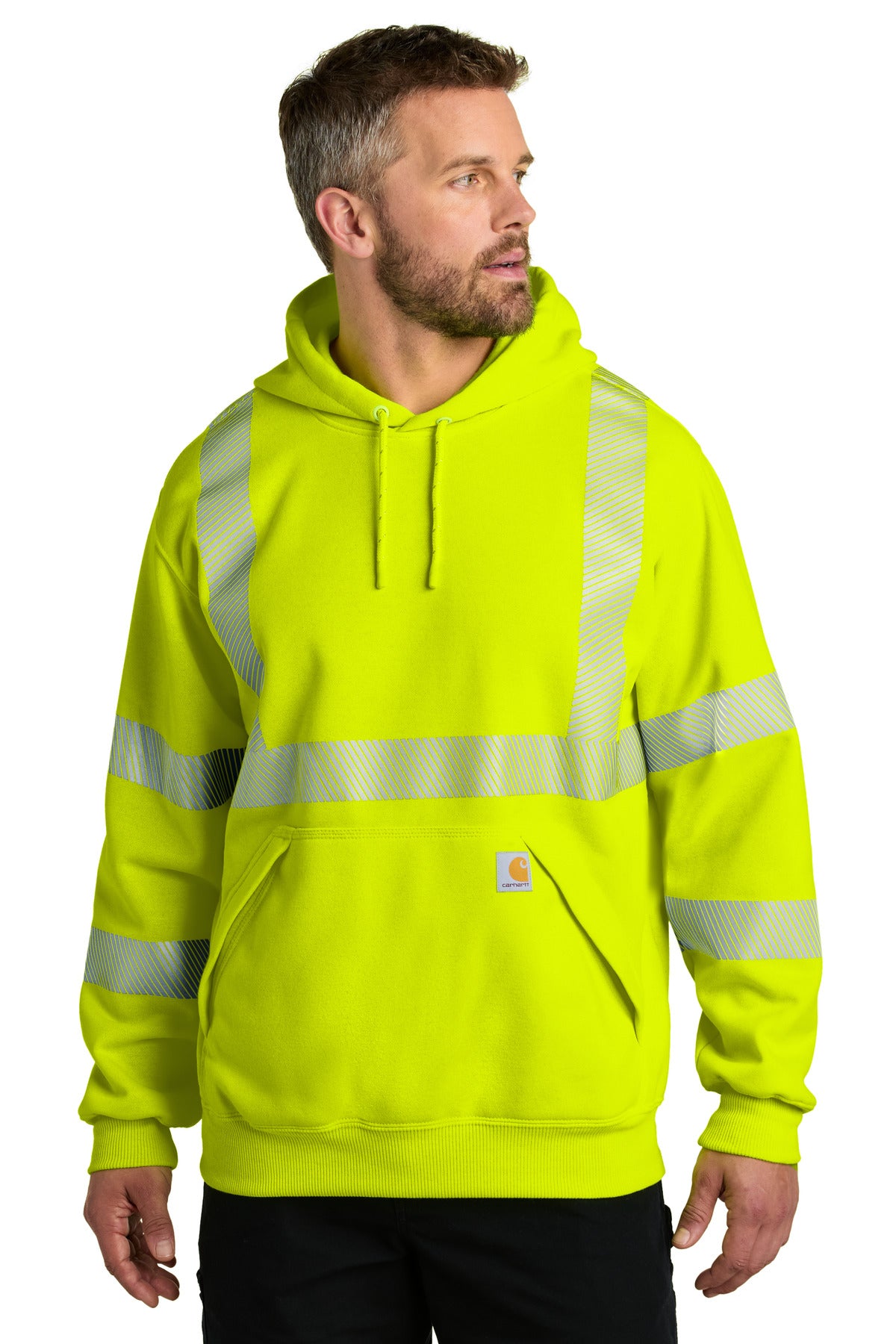 carhartt ®  ansi 107 class 3 hooded sweatshirt ct104987