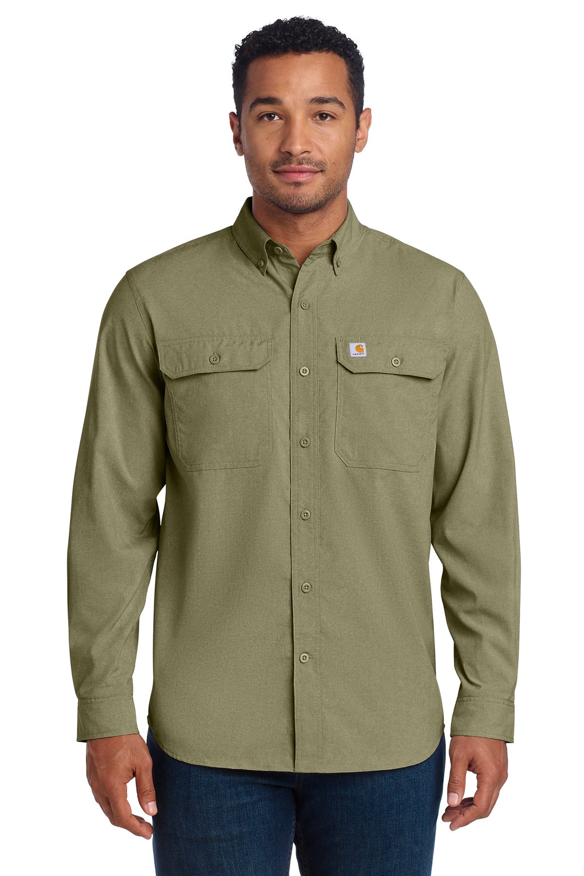 carhartt force ®  solid long sleeve shirt ct105291
