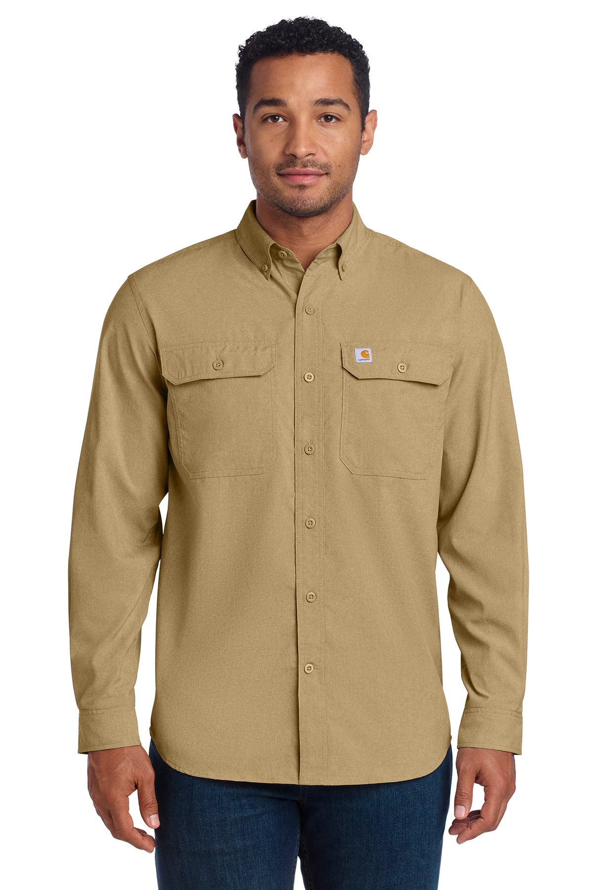 carhartt force ®  solid long sleeve shirt ct105291