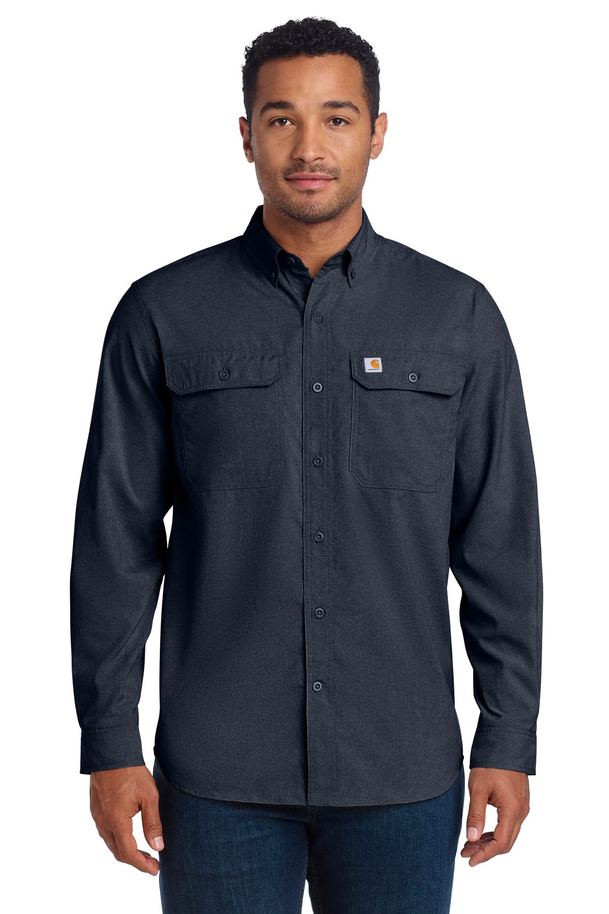 carhartt force ®  solid long sleeve shirt ct105291