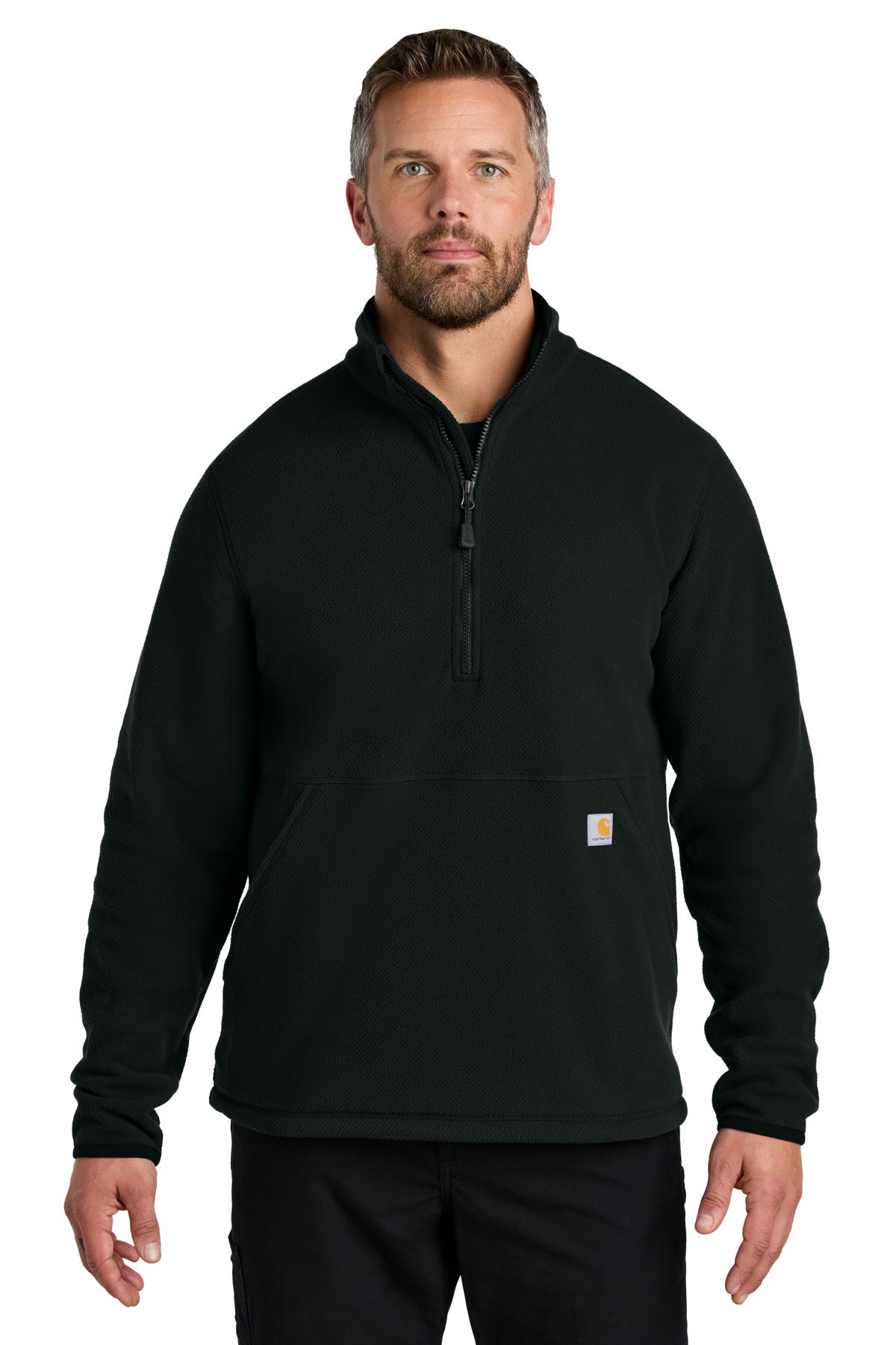 carhartt ®  textured 1/2-zip fleece jacket ct106417