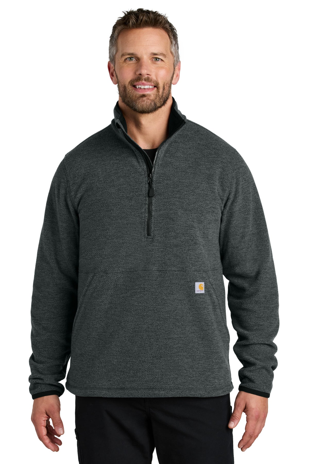 carhartt ®  textured 1/2-zip fleece jacket ct106417
