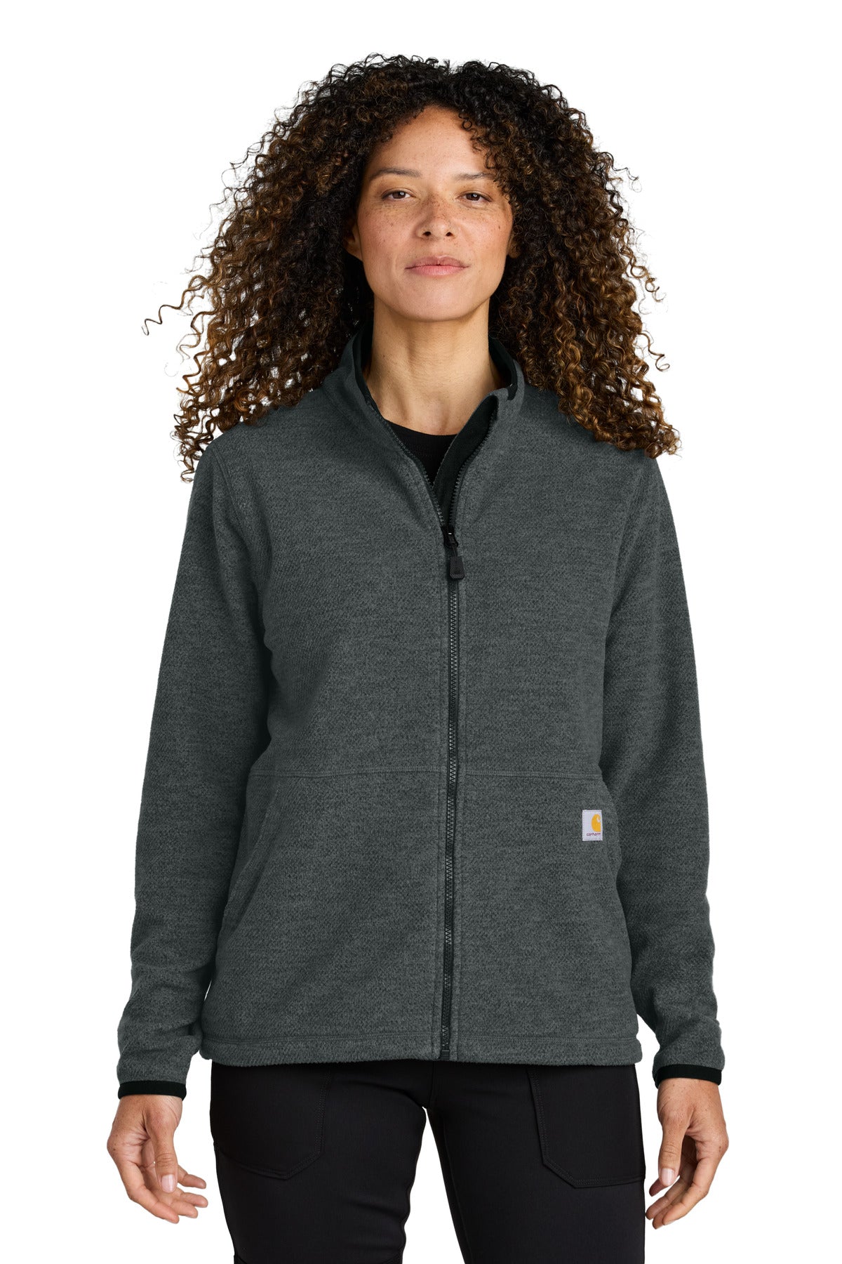 carhartt ®  women's textured full-zip fleece jacket ct106419